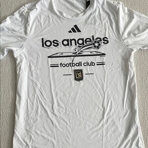 Adidas White Los Angeles Football Club Tee